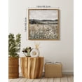 thumbnail image 6 of Drsoum Vintage Landscape Canvas Wall Art 16x16in Natural Framed Prairie in Full Bloom Classic Wall Prints Modern Farmhouse Kitchen Bedroom Office Decor, 6 of 6