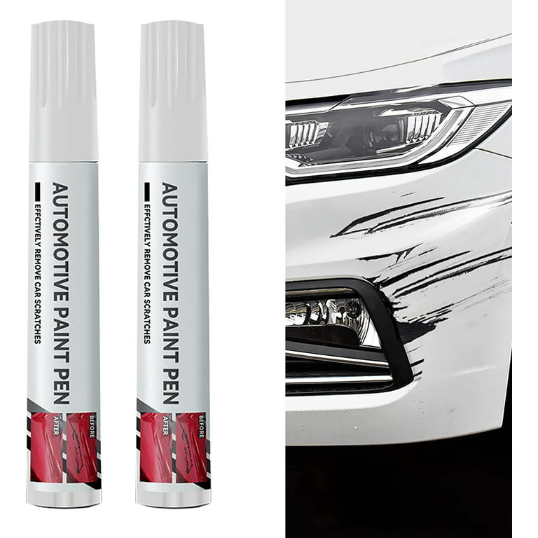 White Touch Up Paint for Cars, Car Touch Up Paint Fill Paint Pen Automotive  Scratch Repair Two-In-On, Easy & Quick Car Paint Scratch Repair