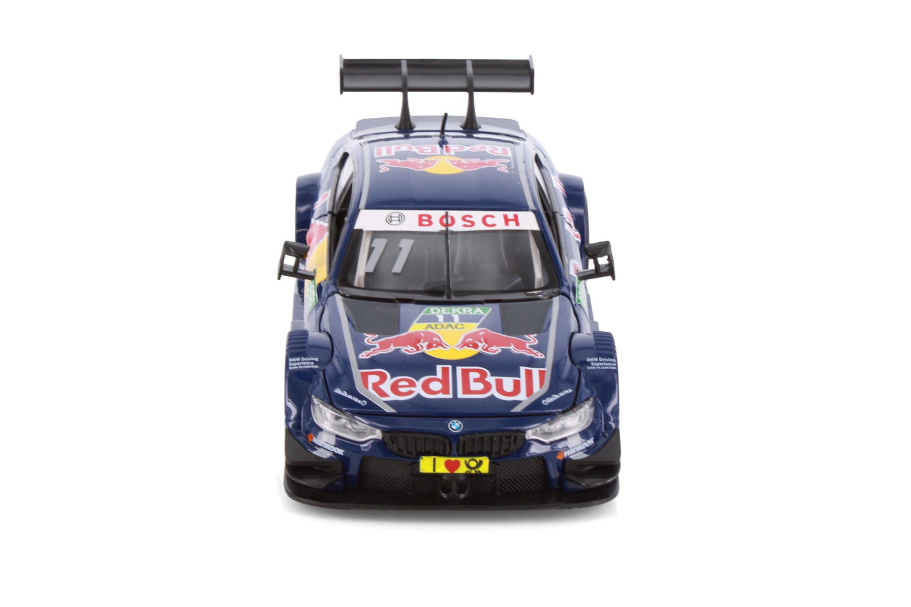 Box of 4 BMW M4 DTM w/Red Bull Racing Livery, Dark Blue - Showcasts 68295D - 1/24 Scale Diecast Model Cars