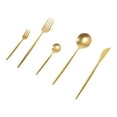 thumbnail image 6 of Peakora 90PCS Gold Dinnerware Set, Gold Flatware Cutlery Set, Stainless Steel Utensils Set for Home Restaurant, 6 of 13