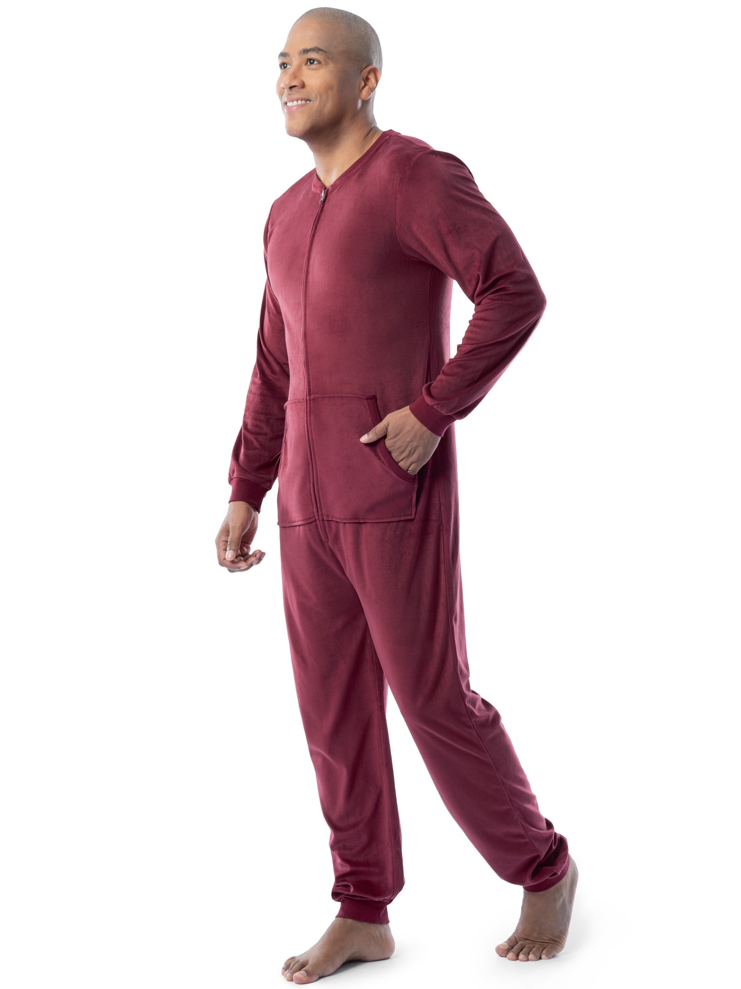 Fruit of the Loom Men's Solid & Printed Pajama Union Suit, Sizes S-5XL
