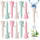 thumbnail image 1 of 12 piezas de riego por goteo, botella de goteo automática ajustable, verde, rosa, blanco TUNC Sencillez, 1 of 5