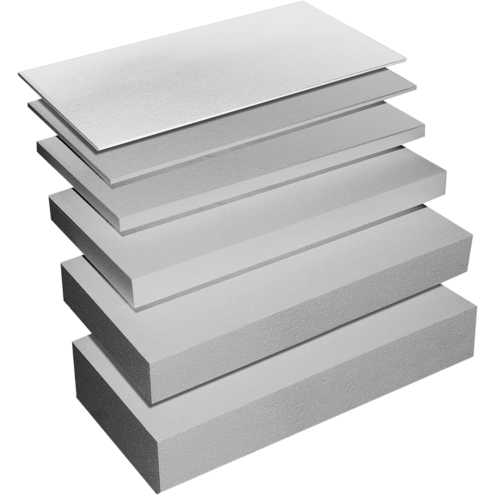 Foam Ninja Polyethylene Foam Sheet 12 x 12 x 2 Inch Thick 12 Pack