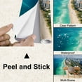 thumbnail image 4 of Peel and Stick Wallpaper Waterproof Miami South Beach Aerial View Wall Mural Decor Self Adhesive and Removable 100in x 144in, 4 of 8