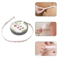 thumbnail image 3 of Double-Sided Measuring Tape Fabric Covered Body Measurement Portable Sewing Measurement Sewing Measuring Measuring Tool, Green, 3 of 7