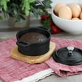 thumbnail image 7 of MegaChef Cast Iron 8 Ounce Mini Dutch Oven with Wood Tray, 7 of 7