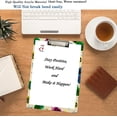 thumbnail image 4 of FMSHPON Fashion Pineapples Colors Clipboard Hardboard Wood Nursing Clip Board and Pull for Standard A4 Letter 13x9 inches, 4 of 6