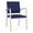 Blue, variant on Newport Reception Waiting 18.5" Guest Chair / Silver Steel / Light Gray