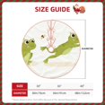 thumbnail image 2 of Balery Hunting Frog Printed Christmas Tree Skirt , Merry Christmas Party Christmas Tree Decoration,Adjustable Tree Skirt-48", 2 of 6