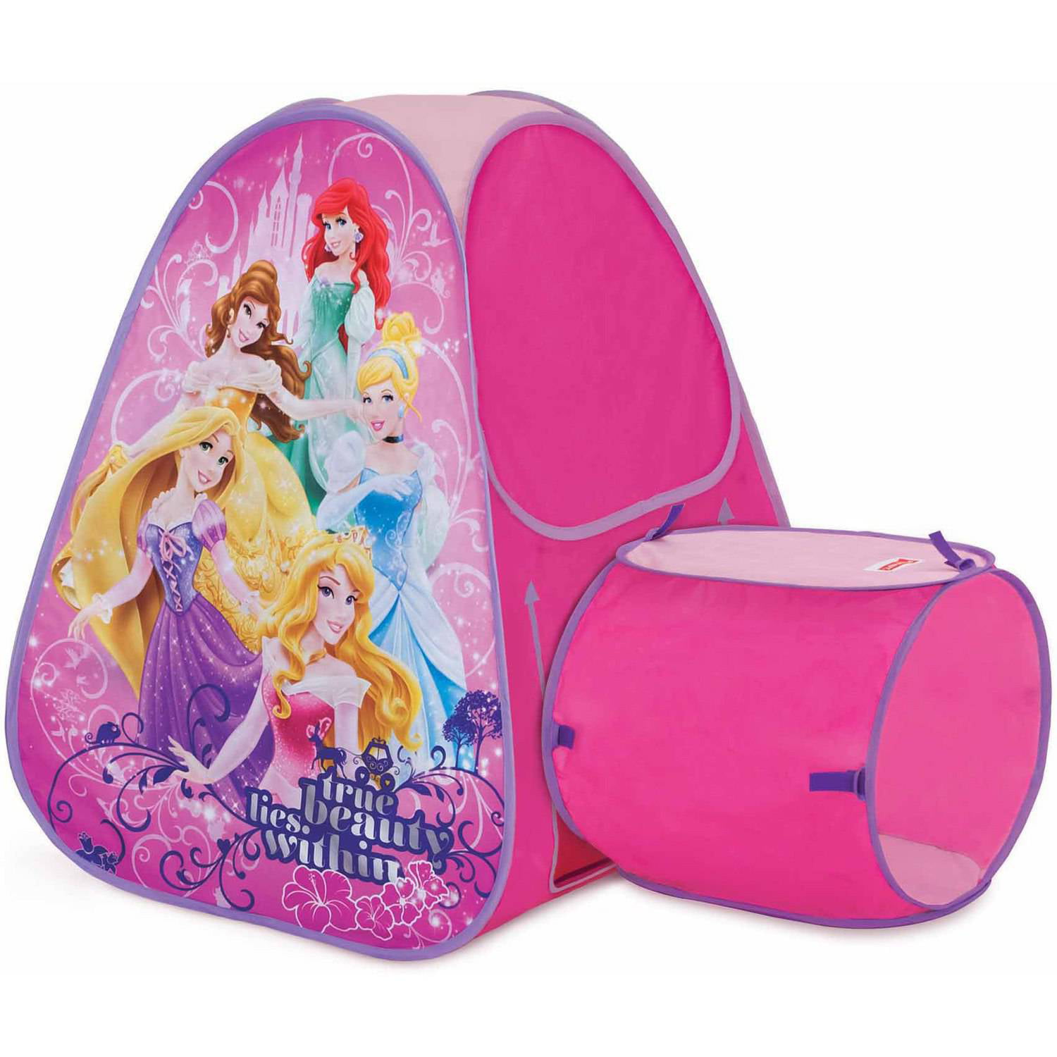Playhut Disney Princess Hide About Tent and Tunnel Port