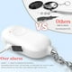 thumbnail image 2 of 2 alarmas de lobo recargables, rosa y blanco. Fokelyi LRWJ859-2, 2 of 6