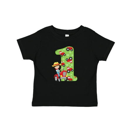 

Inktastic Tractor Boy 1st Birthday Gift Baby Boy T-Shirt