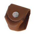 thumbnail image 1 of jinwen Support de Queue de Billard en Cuir Souple Marron avec Presse-Craie, 1 of 7
