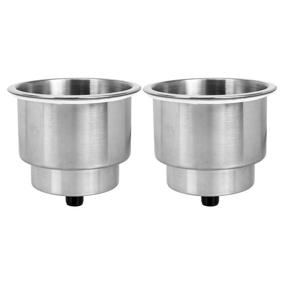 YEAHIBABY-2Pcs Pontoon Cup Holder,Boat Seat Cup Holder,Double Drink Holder,Portable Cup Beverage Mobile Phone Holders for Pontoon Boat Sofa