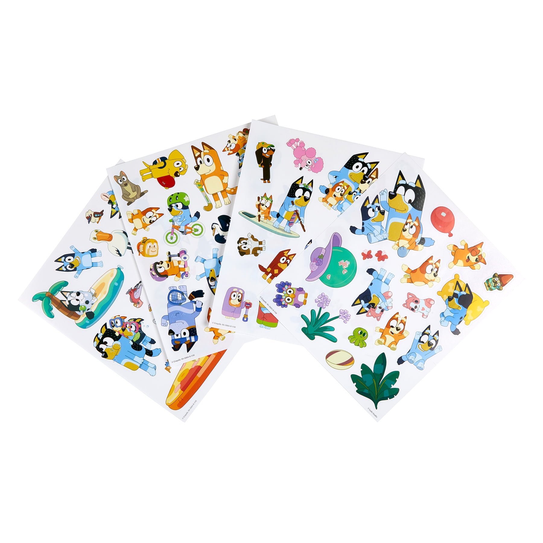 Crayola Coloring Book, 96 Pages, Bluey, Pack of 8
