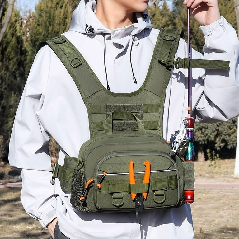Ghosthorn Fishing Bag Fly Fishing Vest Pack Waterproof Oxford