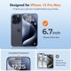 thumbnail image 2 of Protector de pantalla UnbreakCable irrompible para iPhone 15 Pro Max, 2 of 9