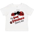 thumbnail image 3 of Inktastic My Great Grandma Loves Me with Cute Ladybugs Boys or Girls Toddler T-Shirt, 3 of 5