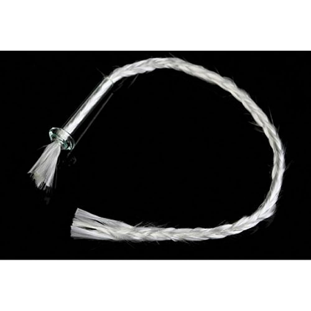 Mr.Garden Replacement Fiberglass Torch Wick 6.7 Inch Oil Lamp Wick/Garden Lights with Glass