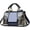 Blue, variant on Women Patent Leather Fashion Handbags Double Sided Sequin Embroidery Shoulder Bag Top Handle Satchel Purse
