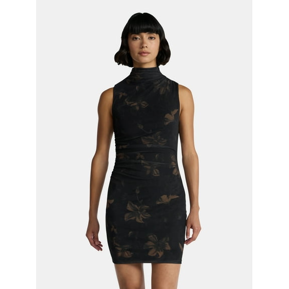 Madden NYC Women’s Sleeveless Mesh Mini Dress, Sizes XXS-XXL