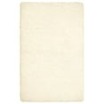 thumbnail image 2 of Vista Living Shag Rug Collection Solid Print Contemporary Area Rug, Beige, 2 of 4