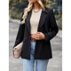 thumbnail image 2 of Chaqueta de traje para mujer, chaqueta de manga larga de Color puro, estilo informal, lavable a máquina, para trabajo de negocios al aire libre, 2 of 8