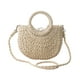 thumbnail image 2 of Bolso Tejido Fernando Bolsa de Compras de Cuerda de Papel para Verano Camping Playa Viajes Mujeres Beige, 2 of 8