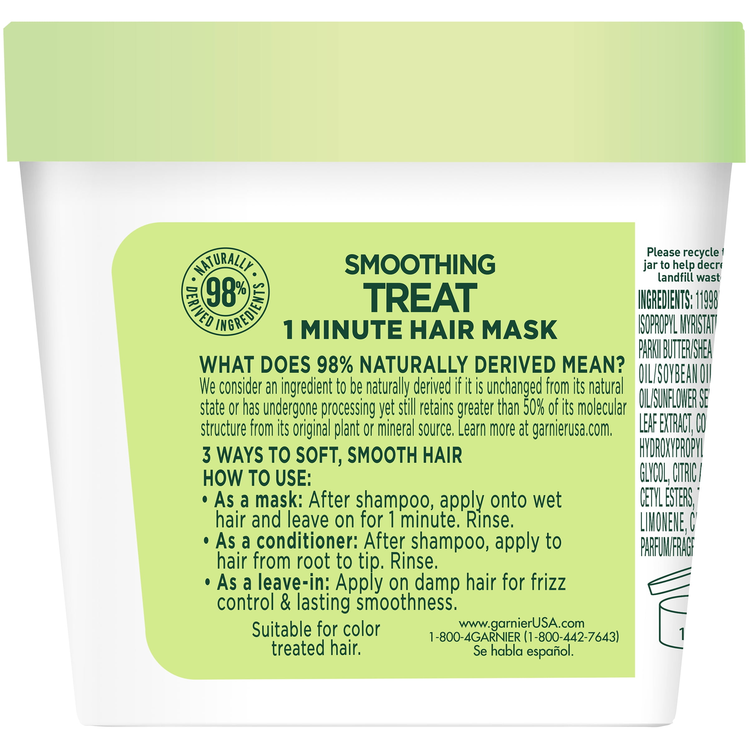 garnier fructis smoothing treat avocado extract