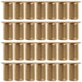 thumbnail image 3 of Miangastore Shelving Peg Golden 30Pcs 0.4In Cylindrical Copper Repair Replacement, 3 of 8