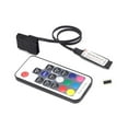 thumbnail image 2 of Control Remoto DC12V 4Pin Lámpara Computadora RGB LED Tira de luz Inalámbrico RF 17 Controlador de teclas Likrtyny Para estrenar, 2 of 5