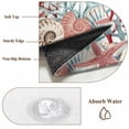 thumbnail image 6 of Red Coral Coastal Round Area Rug 8Ft Washable Large Circle Rugs for Living Room Dorm, Summer Beach Shells Starfish Ocean Non-Slip Carpet Floor Mats Indoor Outdoor Carpet Runner Aesthetic Home Decor, 6 of 8