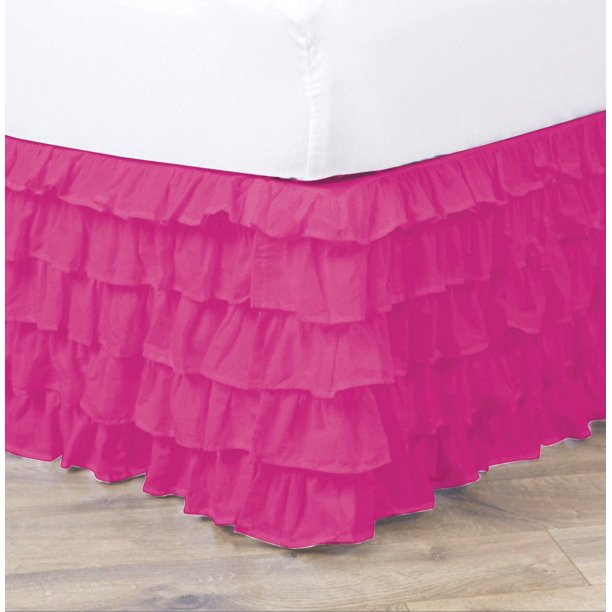Empire Home Pleated Ruffled Bed Skirt Solid Dust Ruffle All Sizes
