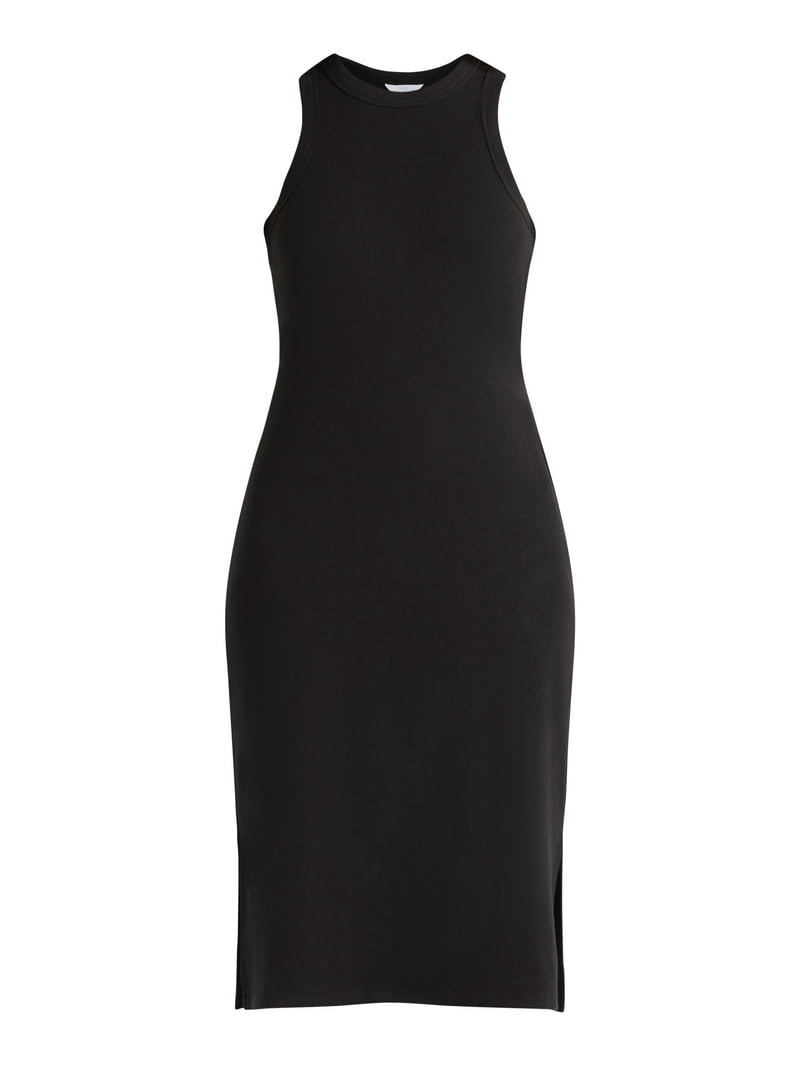 open back midi dress Bebe Women's High Neck Open Back Midi Dress