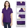 thumbnail image 5 of CORE365 Women's Fusion Chromasoft Pique Polo Shirt, 100% Polyester Casual Short Sleeve Tee (Campus-Gold, S), 5 of 6