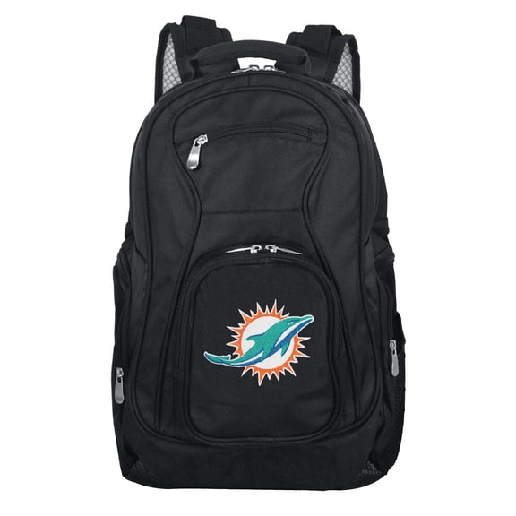 Miami Dolphins Premium Laptop Backpack - Black
