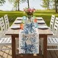 thumbnail image 4 of Table Runners 72 Inches Long Dress Scarves, Blue Coastal Starfish Farmhouse Kitchen/Dining Table Runner, Coffee Tablerunners, Beach Nautical Shell Eucalyptus Rustic 14x72 Inch, 4 of 9