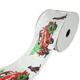 thumbnail image 2 of Vintage Christmas Tree Red Classic Pickup Truck Scene Wired Ribbon, 2-1/2-Inch, 10-Yard, 2 of 2