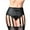 Black, variant on TMOYZQ Women's Garter Belts with 10 Metal Clips Buckles, Plus Size High Waist Suspender Belt Lingerie for Thigh High Stockings (Only Garter Belt)
