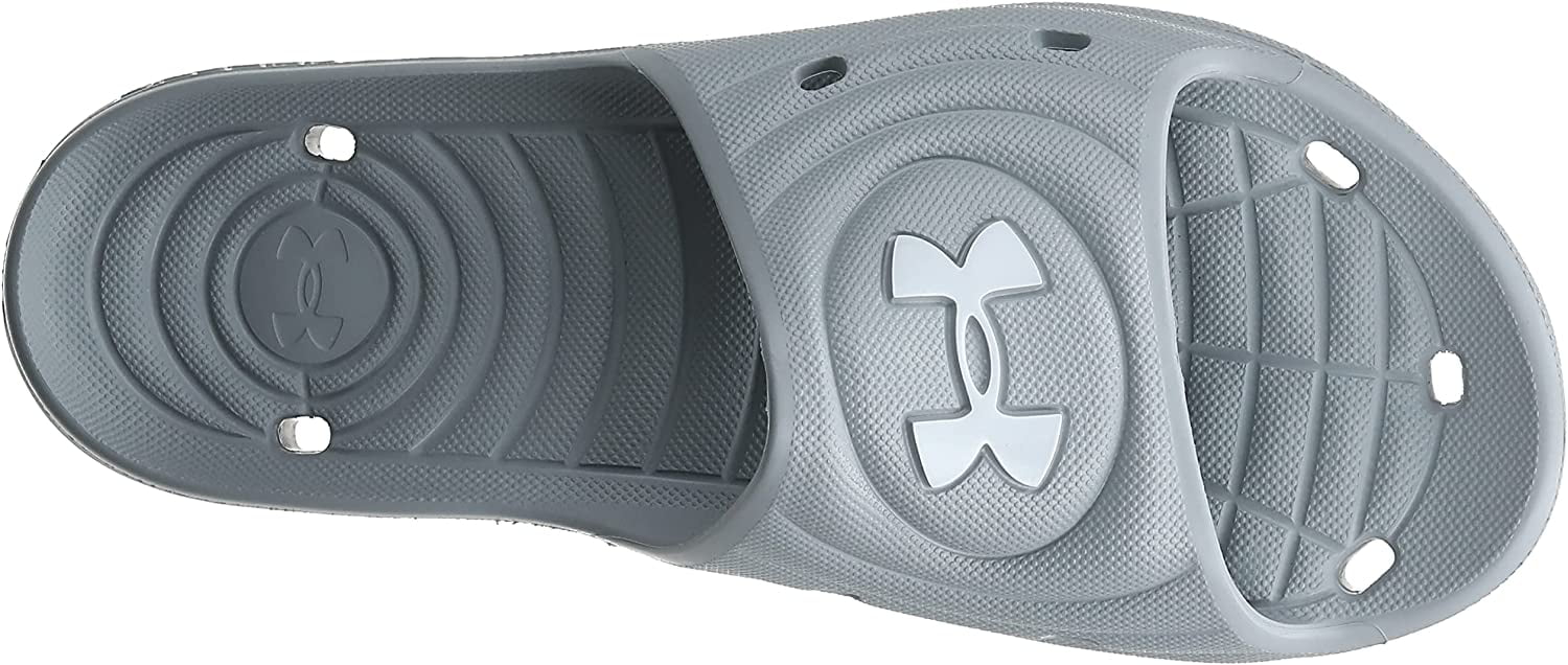 Under Armour Mens Locker Camo Slide Sandal 11 Mod Gray 100/Mod