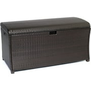 Hanover Outdoor Large Resin Deck Box for Outdoor Storage