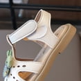 thumbnail image 6 of Gubotare Toddler Shoes Sandals Baby Girls Boys Summer Sandals Unisex Soft Anti-Slip Rubber Sole Toddler Outdoor Beach Walking Shoes Size 9.5 (White,Toddler 9.5), 6 of 7