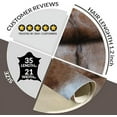 thumbnail image 3 of Genuine Brown and White Goat Skin Rug | Soft Hair-On Leather for Sophisticated Interiors, 3 of 5
