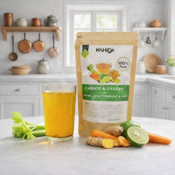 CARROT & CELERY with GINGER, TURMERIC & LIME tea - 30 teabags