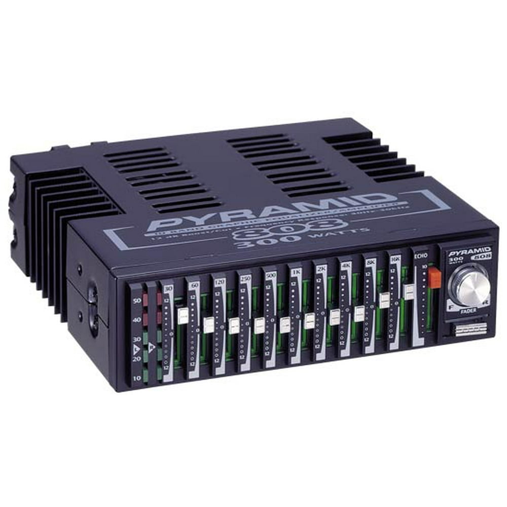 NEW! PYRAMID 808 10 Band 300W Car Audio Equalizer Boost