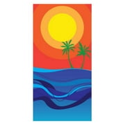 Sunny Day Fiber-Reaction Printed Beach Towel - 30 x 60 inches 12375