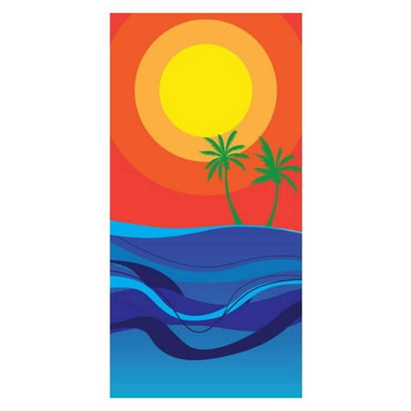 Sunny Day Fiber-Reaction Printed Beach Towel - 30 x 60 inches 12375