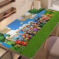 thumbnail image 1 of Cocomelonalfombrilla de escritorio/mesa extra-grande con base antideslizante de cuero y diseño temático; versátil para escritorios de ordenador, mesas de comedor, etc. 30 × 60 cm, 1 of 6