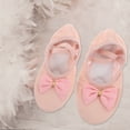 thumbnail image 3 of 1 par de zapatillas de ballet para niñas, suaves y con suela dividida, para practicar ballet, para niños pequeños y niñas, cómodas para clases y presentaciones, 3 of 7