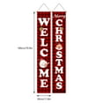 thumbnail image 3 of VerPetridure Christmas Curtain Decoration Christmas Decoration Curtain Creative Decoration Couplets Hanging Flags, 3 of 9